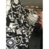 Tunique noire et blanche « Pui Forte « manche courte taille L 