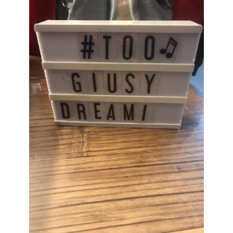 Cadran lumineux avec lettres et chiffres et imodgis 