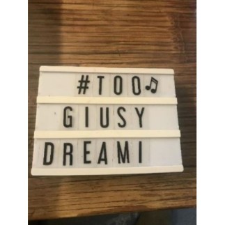 Cadran lumineux avec lettres et chiffres et imodgis 