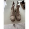 Boots en cuir dorées taille 38 