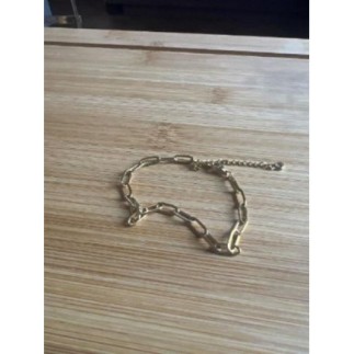 Gourmette en acier inoxydable 