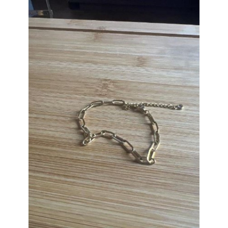 Gourmette en acier inoxydable 