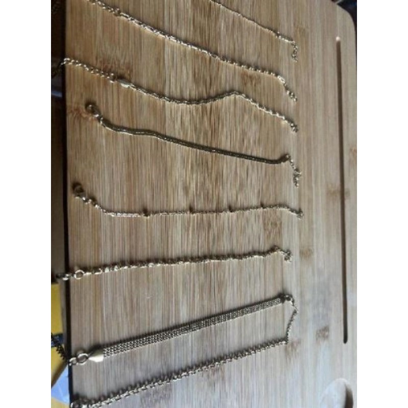 Gourmette en acier inoxydable 