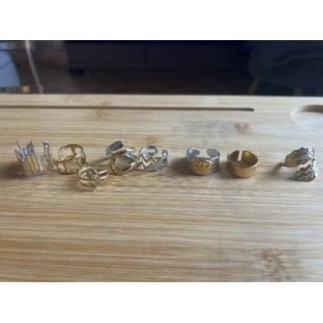 Bague acier inoxydable or...