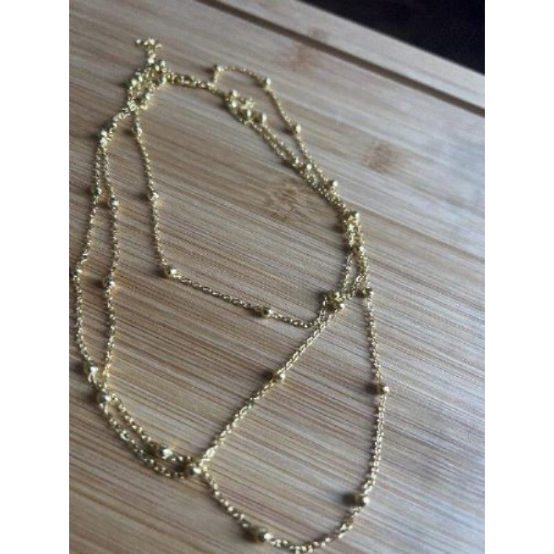 Chaîne trio boules en acier inoxydable 