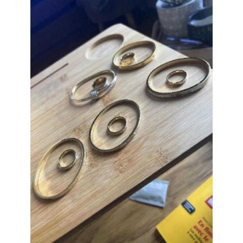 Duo bracelet et bague et acier inoxydable 