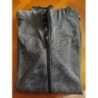 Sweat gris fermeture/capuche T.L