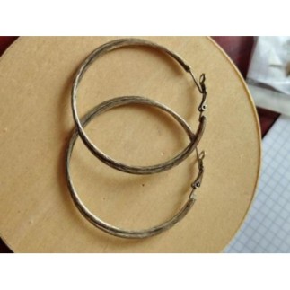 Ca-anneaux oreille argentés 