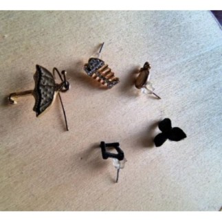 Bi-5 boucles d'oreilles 