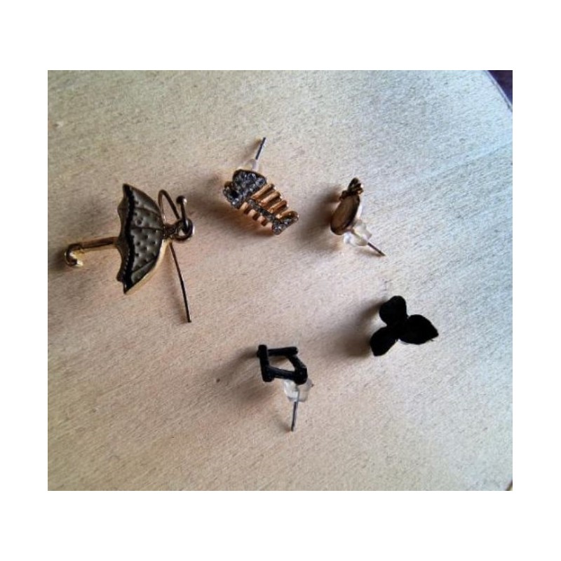 Bi-5 boucles d'oreilles 