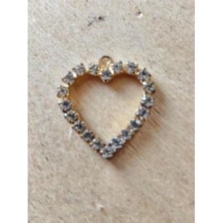 Ca-Pendentif en coeur brillant