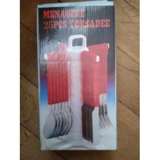 MÉNAGÈRE 25 PCS TORSADEE
