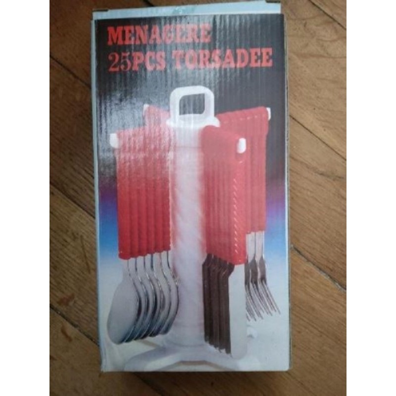 MÉNAGÈRE 25 PCS TORSADEE