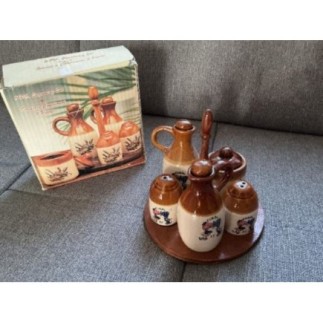 SERVICE À CONDIMENTS 5 PIÈCES