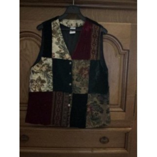 GILET SANS MANCHE PATCHWORK...