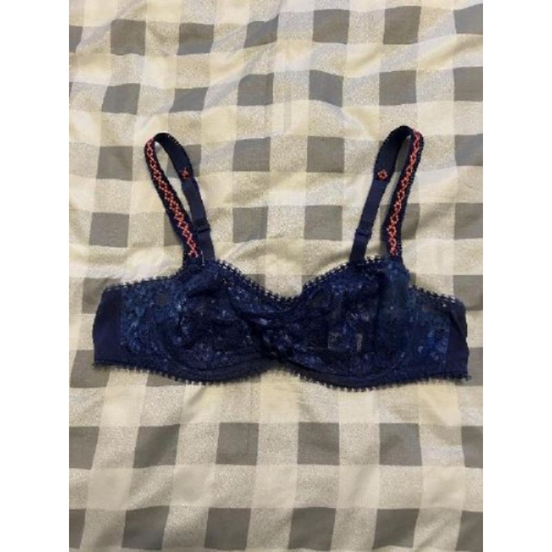 AUBADE : SOUTIEN-GORGE BLEU T 100B (peu porté)