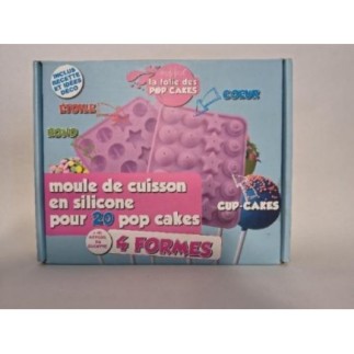 Moule pops cake 4 formes