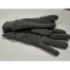 Gants quechua gris foncé, motifs flocon en relief,femme