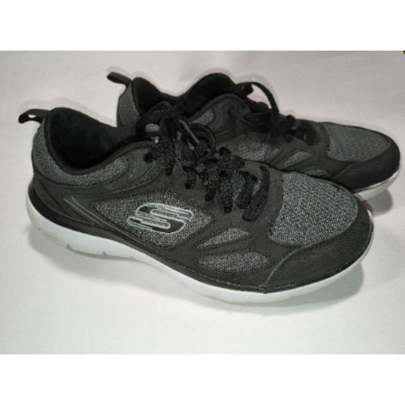 Baskets sketchers sport noire et grise, T41 homme