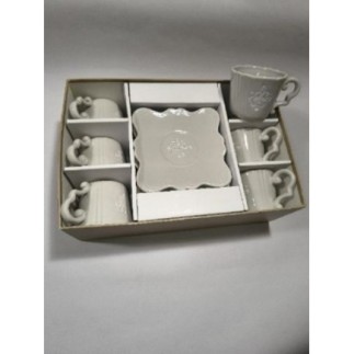 Service a café Amadeus gris...