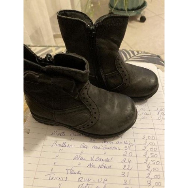 Bottines  bleues  22