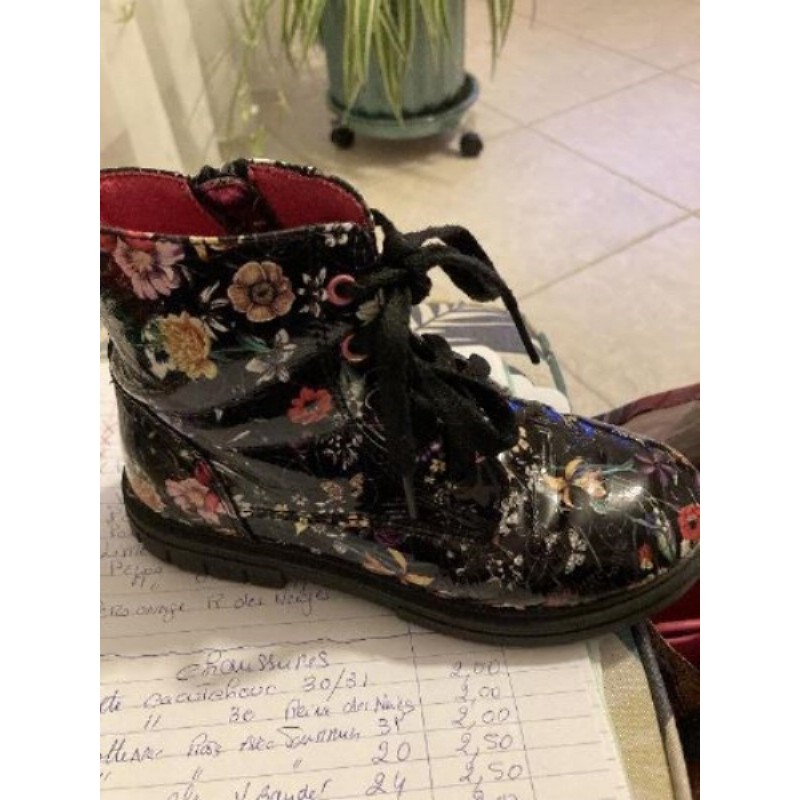 Bottines fleurs 31