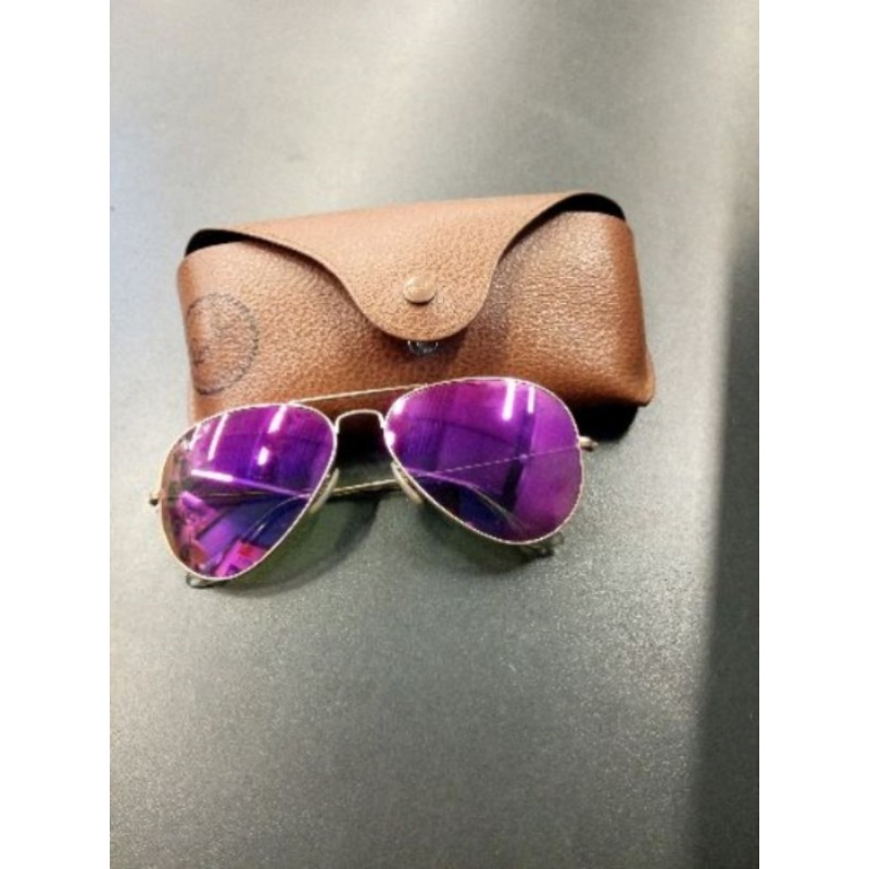 Lunette de soleil irisées rose RAY-BAN