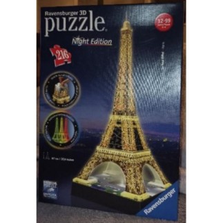 Puzzle 3D lumineux TOUR EIFFEL