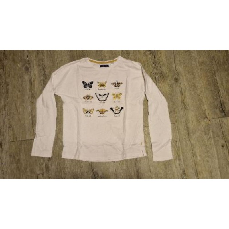 T-shirt papillons okaïdi 10 ans 