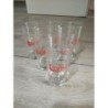 Lot de 6 verres à sirop lieutard