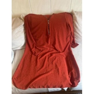 Tunique longue orange TU