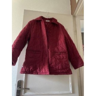 12/ veste, chaude, bordeaux...