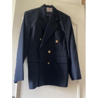 20/ Vintage Veste bleue,...