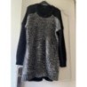 30/ Pull long, noir et gris 1 2 3. 42/44 X/L