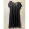 42/ robe, dentelle, noire T 42