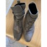 BOTINES HOMME EN CUIR KAKI TA 42/43