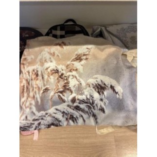 Housse coussin hiver 