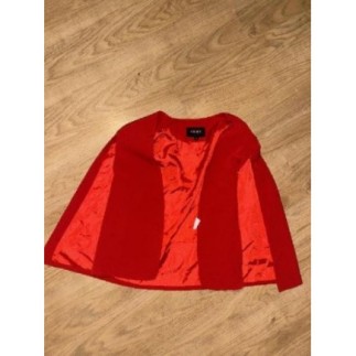 Blazer cape rouge taille 36