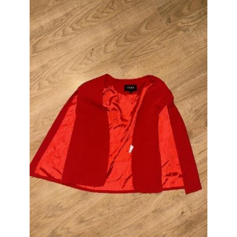 Blazer cape rouge taille 36