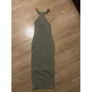 Robe verte Zara moulante...