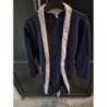 Peignoir garçon , polaire bleu marine 6/8ans
