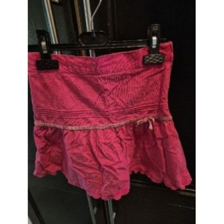 Jupe Kiabi  velours rose 8ans