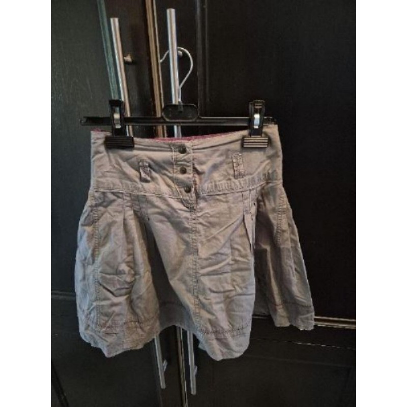 Jupe Lisa Rose grise 6ans