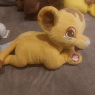Peluche roi lion veilleuse