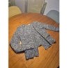 Gilet tricot chic gris chiné taille S