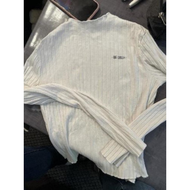 Haut blanc tape à l’œil big crush