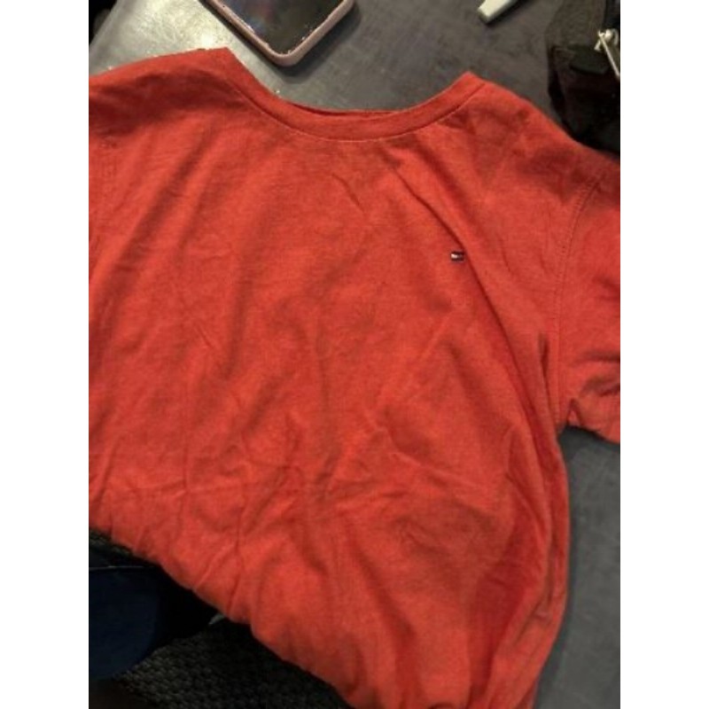 TEE short tommy hilfilger 12 ans rouge 