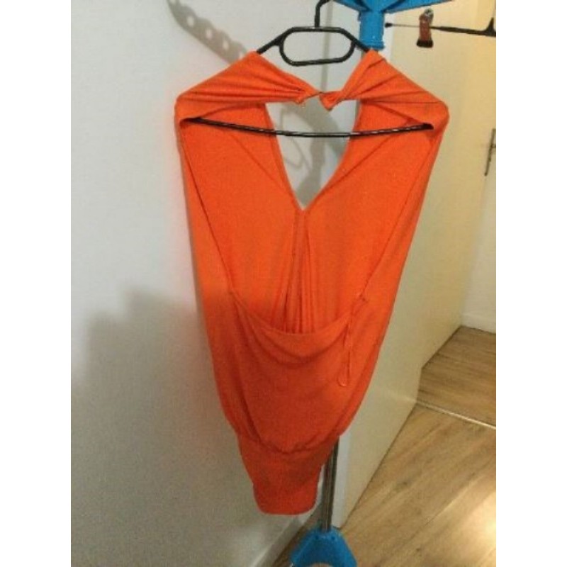 Body orange dos nu ZARA tailleS
