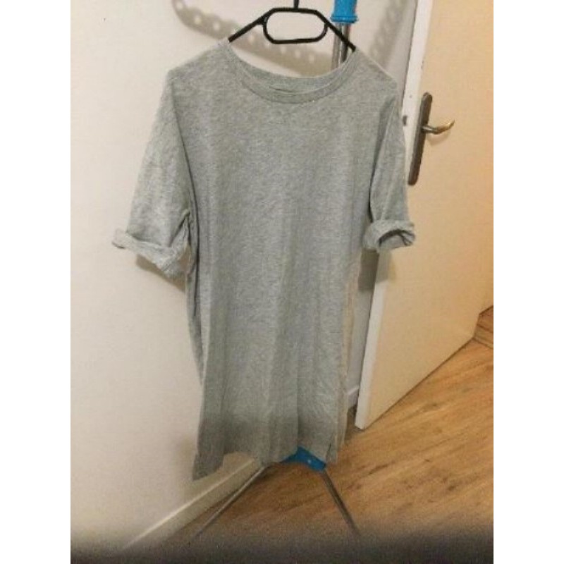 Robe t-shirt gris taille M