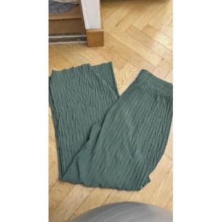 pantalon kaki plissé TU 